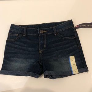 NWT girls jean shorts